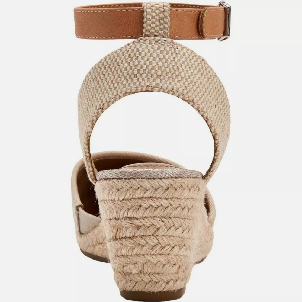 Style & Co. Womens Mailenaf Shine Canvas Espadrille Wedge Sandals Size 9 - Picture 4 of 6